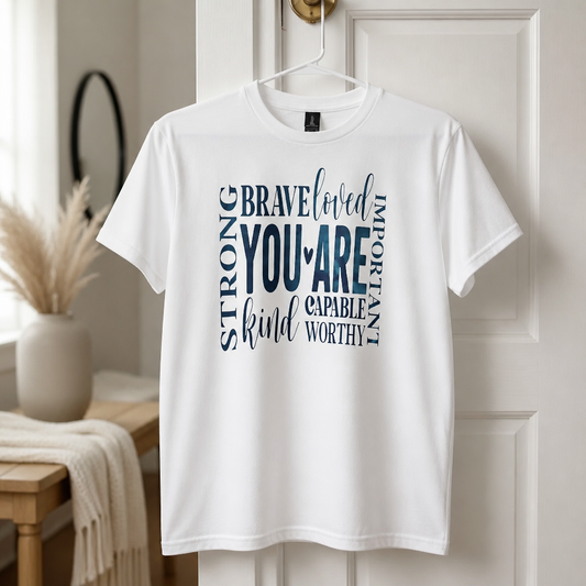 You Are Enough Inspirational T-Shirt    -Final Clearance