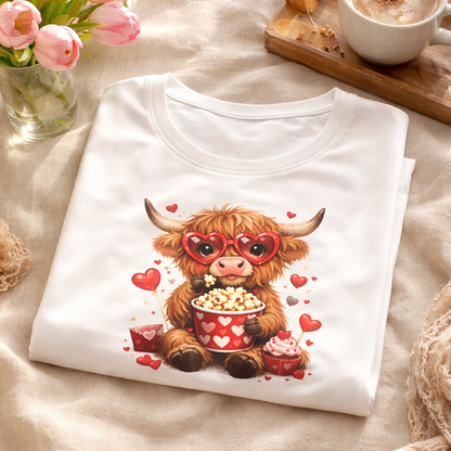 Highland Cow Valentines Shirt