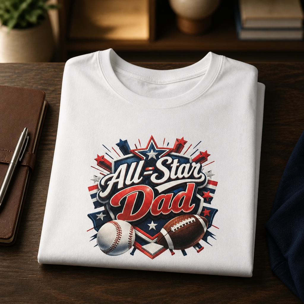 All Star Dad Father's Day T-shirt