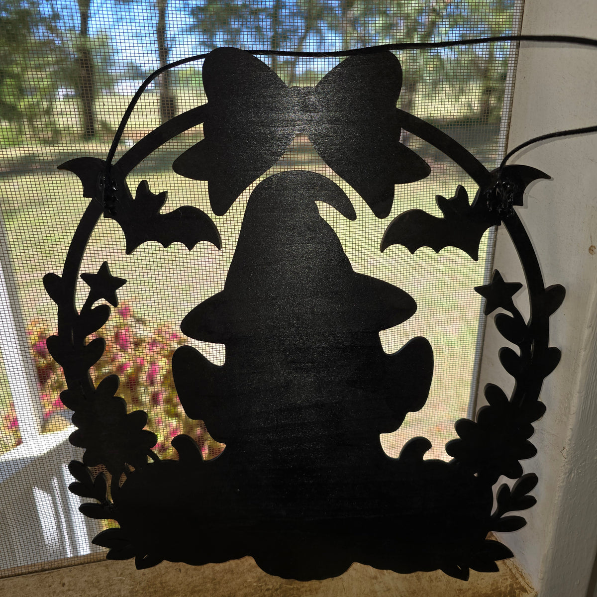 Ghost & Pumpkin Wreath